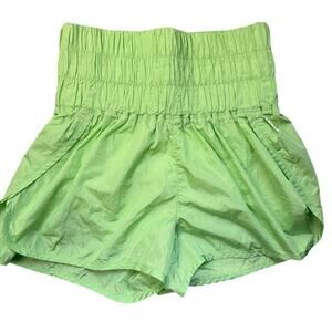FREE PEOPLE FP Movement The Way Home Shorts Green Women's Size Small